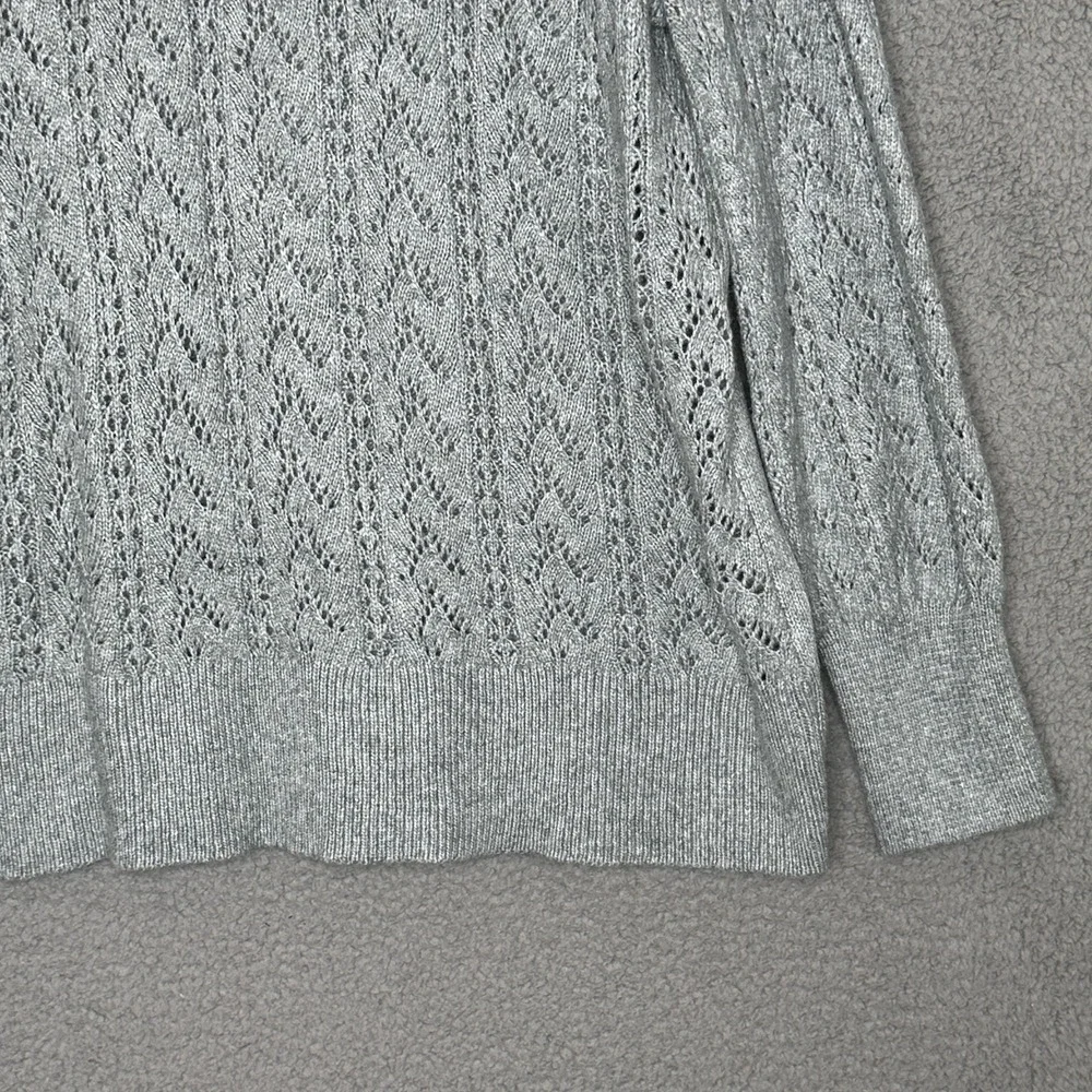 Liz Claiborne Cable Knit Sweater Womens Sz XL Y2K Cable Knit Boho Cozy Y2K - Picture 5 of 9